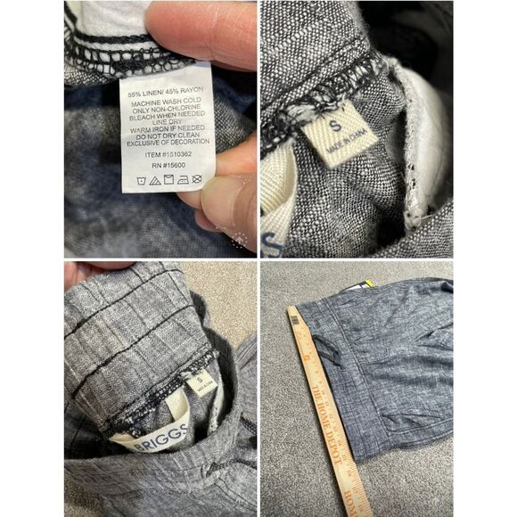 Briggs womens pullon joggers pants sz small linen blend nwt - Picture 10 of 12